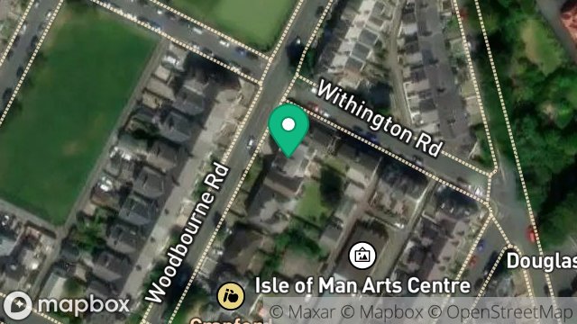 Map showing 130, WOODBOURNE ROAD, DOUGLAS, ISLE OF MAN, IM2 3BA