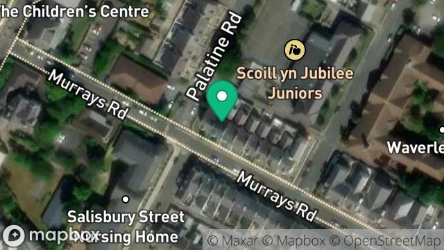 Map showing 66, MURRAYS ROAD, DOUGLAS, ISLE OF MAN, IM2 3HN