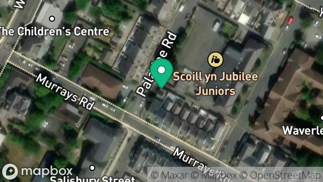 Map showing MANE LINE HAIR SALON, 1A, PALATINE ROAD, DOUGLAS, ISLE OF MAN, IM2 3BR