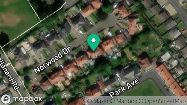 Map showing 21, NORWOOD DRIVE, DOUGLAS, ISLE OF MAN, IM2 5HN