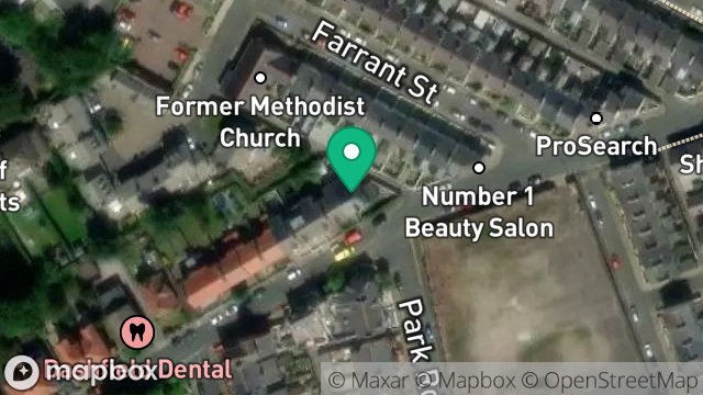Map showing 1, HILARY ROAD, DOUGLAS, ISLE OF MAN, IM2 3EG