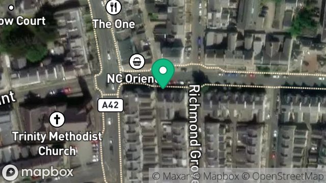 Map showing 2, WINDSOR ROAD, DOUGLAS, ISLE OF MAN, IM1 3JY