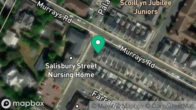 Map showing BALLARICH, 1, SALISBURY STREET, DOUGLAS, ISLE OF MAN, IM2 3HS