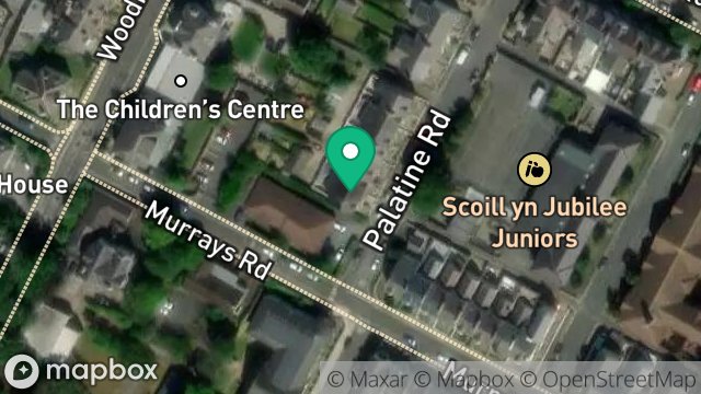 Map showing 41, PALATINE ROAD, DOUGLAS, ISLE OF MAN, IM2 3BP