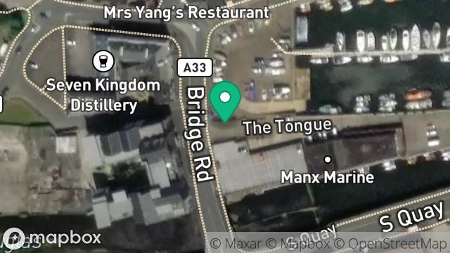 Map showing STREET RECORD, THE TONGUE, DOUGLAS, ISLE OF MAN, IM1 5AG