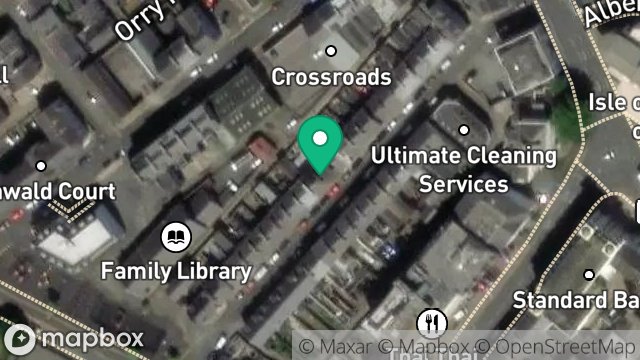 Map showing 28, PRINCES STREET, DOUGLAS, ISLE OF MAN, IM1 1BD