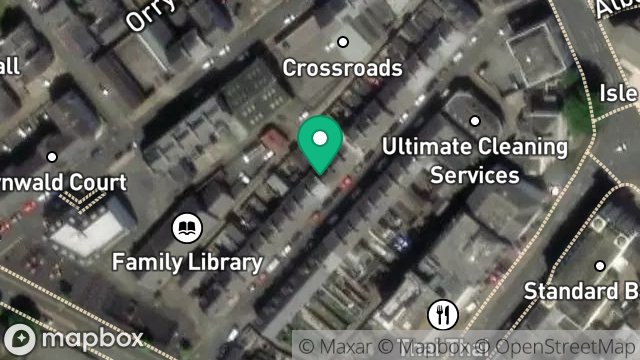 Map showing 30, PRINCES STREET, DOUGLAS, ISLE OF MAN, IM1 1BD