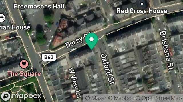 Map showing 67A, DERBY ROAD, DOUGLAS, ISLE OF MAN, IM2 3EA