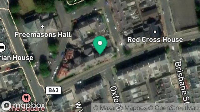Map showing 70, DERBY ROAD, DOUGLAS, ISLE OF MAN, IM2 3EB