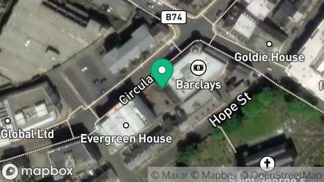 Map showing 37, CIRCULAR ROAD, DOUGLAS, ISLE OF MAN, IM1 1AD