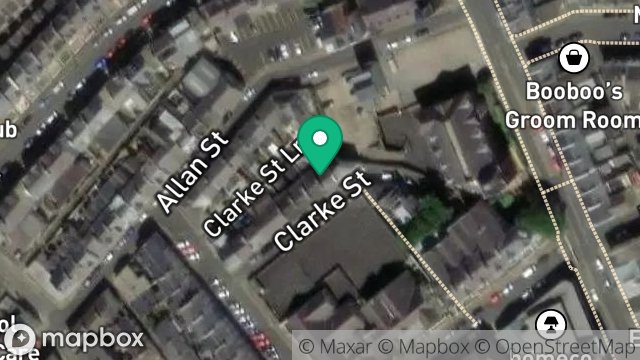Map showing 11, CLARKE STREET, DOUGLAS, ISLE OF MAN, IM1 1BX