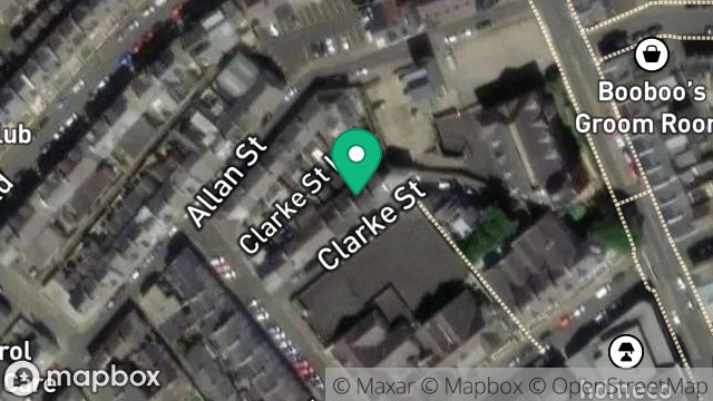 Map showing 9, CLARKE STREET, DOUGLAS, ISLE OF MAN, IM1 1BX