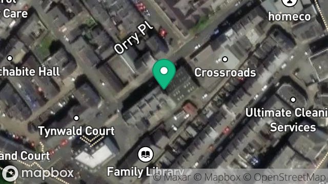 Map showing 27, TYNWALD STREET, DOUGLAS, ISLE OF MAN, IM1 1BQ