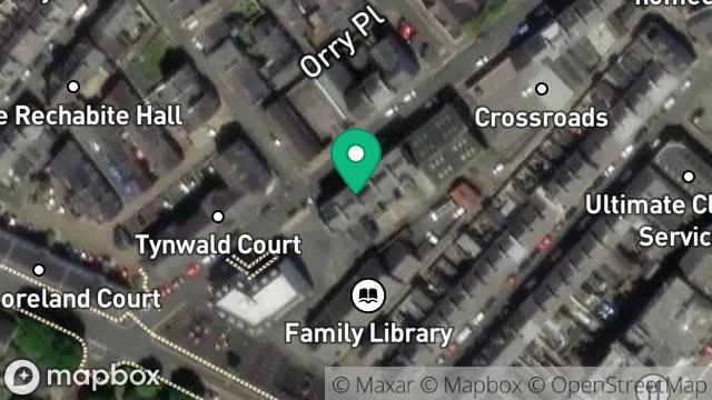 Map showing 33, TYNWALD STREET, DOUGLAS, ISLE OF MAN, IM1 1BQ