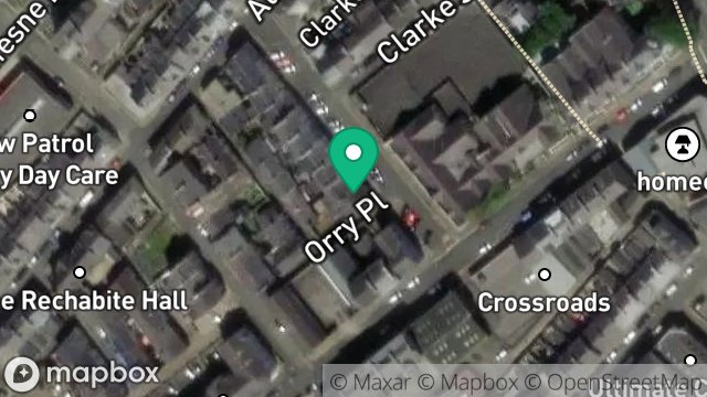 Map showing 2, PEVERIL STREET, DOUGLAS, ISLE OF MAN, IM1 1BT