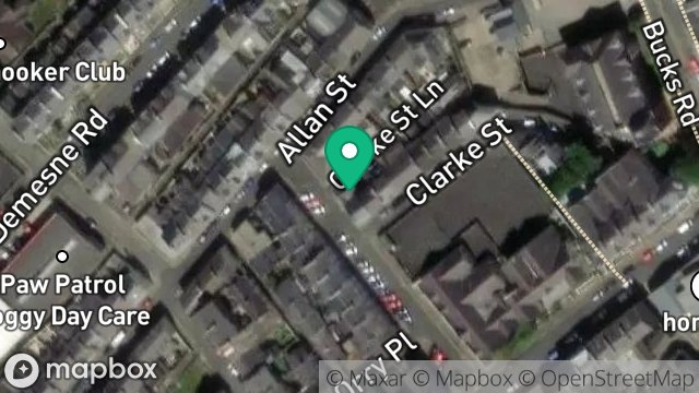 Map showing 10, PEVERIL STREET, DOUGLAS, ISLE OF MAN, IM1 1BT