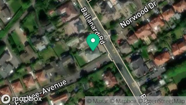 Map showing 19, BALLANARD ROAD, DOUGLAS, ISLE OF MAN, IM2 5HA