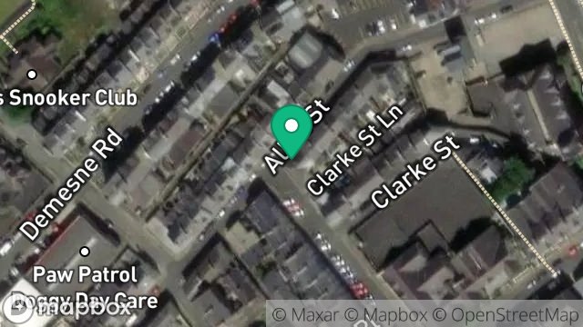 Map showing 23, PEVERIL STREET, DOUGLAS, ISLE OF MAN, IM1 1BT