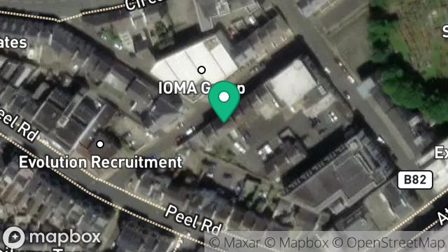 Map showing PRAXIS MENTAL HEALTH CHARITY, 35, HOPE STREET, DOUGLAS, ISLE OF MAN, IM1 1AR