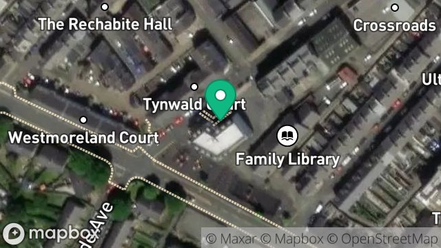 Map showing 43-49, TYNWALD STREET, DOUGLAS, ISLE OF MAN, IM1 1BQ