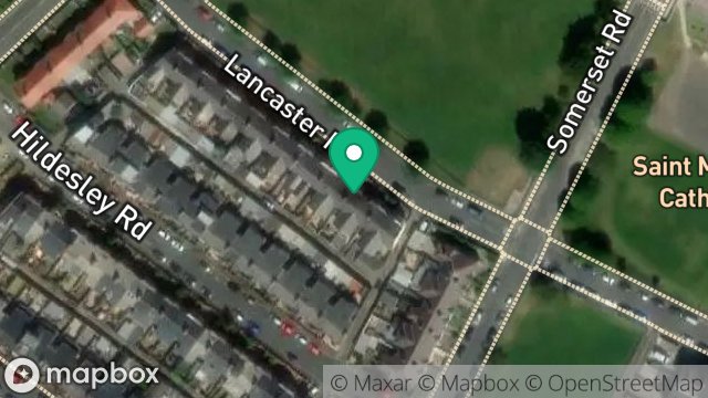 Map showing 7, LANCASTER ROAD, DOUGLAS, ISLE OF MAN, IM2 5BB
