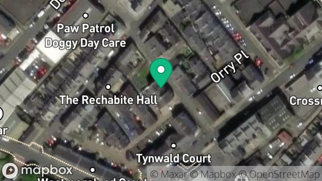 Map showing 5, ORRY STREET, DOUGLAS, ISLE OF MAN, IM1 1BW