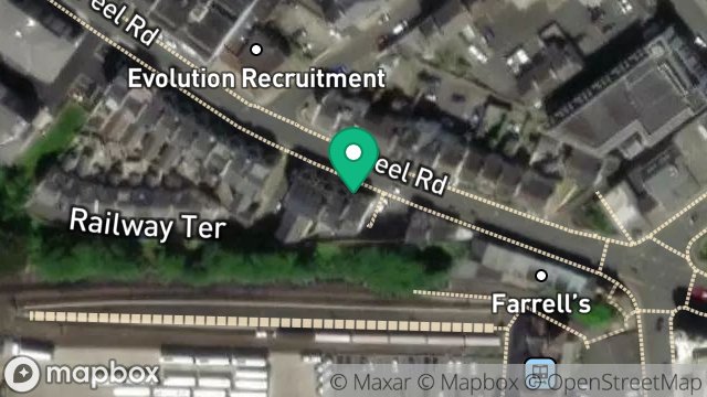 Map showing PARTINGTON NIXON & KINRADE, 19, PEEL ROAD, DOUGLAS, ISLE OF MAN, IM1 4LS