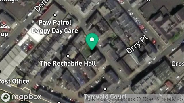 Map showing 9, ORRY STREET, DOUGLAS, ISLE OF MAN, IM1 1BW