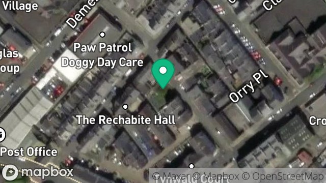 Map showing 15, ORRY STREET, DOUGLAS, ISLE OF MAN, IM1 1BW