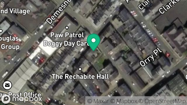 Map showing 31, ALLAN STREET, DOUGLAS, ISLE OF MAN, IM1 3DW