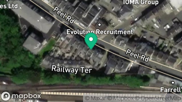 Map showing COMMUNAL/LANDLORDS, 29, PEEL ROAD, DOUGLAS, ISLE OF MAN, IM1 4LU