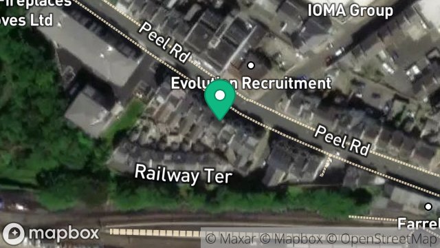 Map showing MANCHESTER HOUSE, 31, PEEL ROAD, DOUGLAS, ISLE OF MAN, IM1 4LU