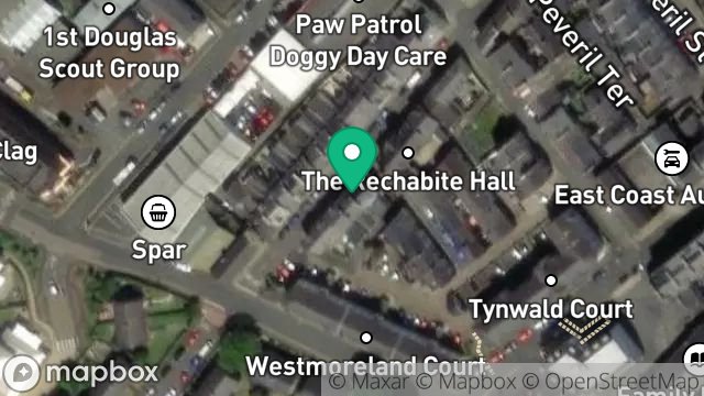 Map showing 37, ALLAN STREET, DOUGLAS, ISLE OF MAN, IM1 3DP