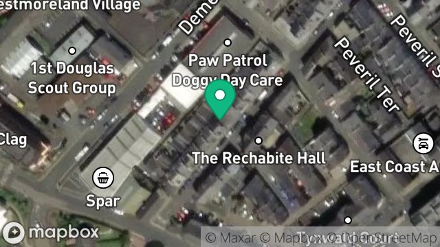 Map showing 62, ALLAN STREET, DOUGLAS, ISLE OF MAN, IM1 3DN