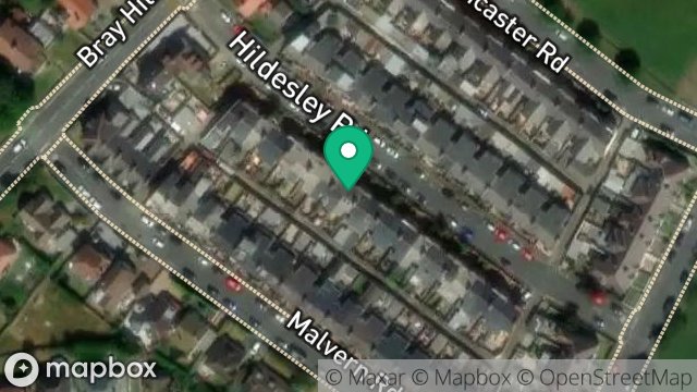 Map showing 29, HILDESLEY ROAD, DOUGLAS, ISLE OF MAN, IM2 5AX