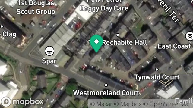 Map showing 41, ALLAN STREET, DOUGLAS, ISLE OF MAN, IM1 3DP