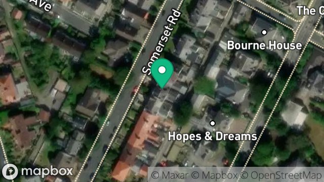 Map showing 8, SOMERSET ROAD, DOUGLAS, ISLE OF MAN, IM2 5AD