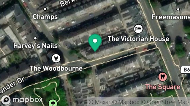 Map showing 16, ALEXANDER DRIVE, DOUGLAS, ISLE OF MAN, IM2 3QE