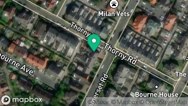 Map showing SUNNYCREST, SOMERSET ROAD, DOUGLAS, ISLE OF MAN, IM2 5AE
