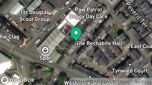 Map showing 70, ALLAN STREET, DOUGLAS, ISLE OF MAN, IM1 3DR