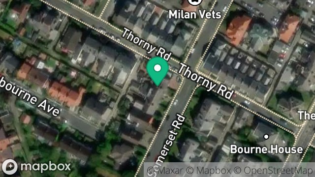 Map showing ALVERNA, SOMERSET ROAD, DOUGLAS, ISLE OF MAN, IM2 5AE