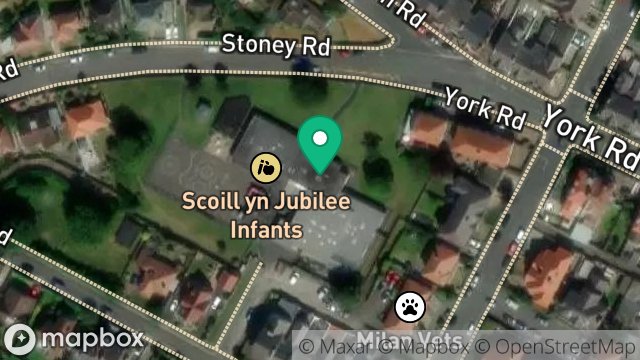 Map showing BALLAQUAYLE INFANTS SCHOOL, THORNY ROAD, DOUGLAS, ISLE OF MAN, IM2 5EE