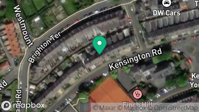 Map showing 21, KENSINGTON ROAD, DOUGLAS, ISLE OF MAN, IM1 3EP