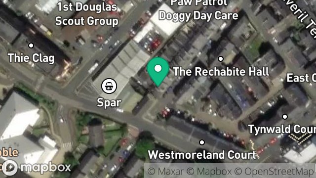 Map showing 76, ALLAN STREET, DOUGLAS, ISLE OF MAN, IM1 3DR