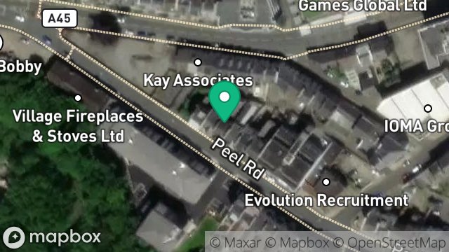 Map showing SALALAH HOUSE, 34, PEEL ROAD, DOUGLAS, ISLE OF MAN, IM1 4LY