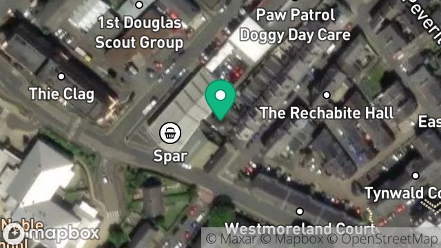 Map showing 78, ALLAN STREET, DOUGLAS, ISLE OF MAN, IM1 3DR