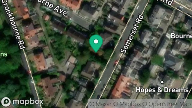 Map showing THIE YERNAGH, SOMERSET ROAD, DOUGLAS, ISLE OF MAN, IM2 5AE