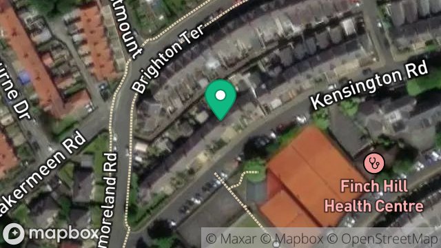 Map showing 27, KENSINGTON ROAD, DOUGLAS, ISLE OF MAN, IM1 3EW
