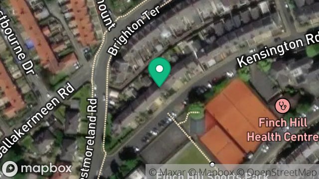 Map showing 29, KENSINGTON ROAD, DOUGLAS, ISLE OF MAN, IM1 3EW