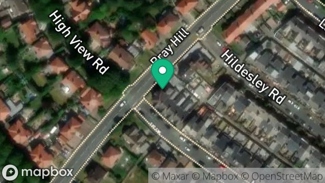 Map showing 44, BRAY HILL, DOUGLAS, ISLE OF MAN, IM2 5BG